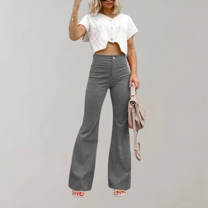 W&W Mode | aus Cord mit hoher Taille Für Frauen