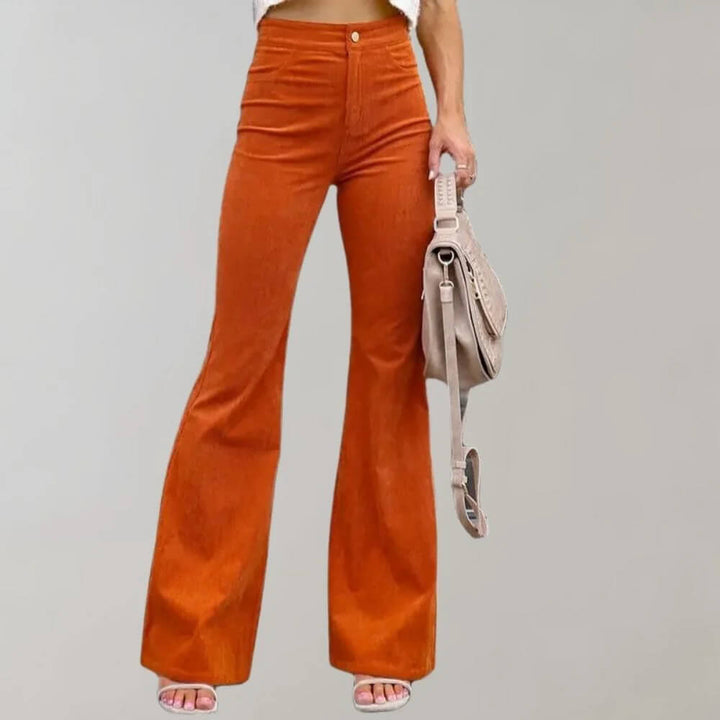 W&W Mode | aus Cord mit hoher Taille Für Frauen