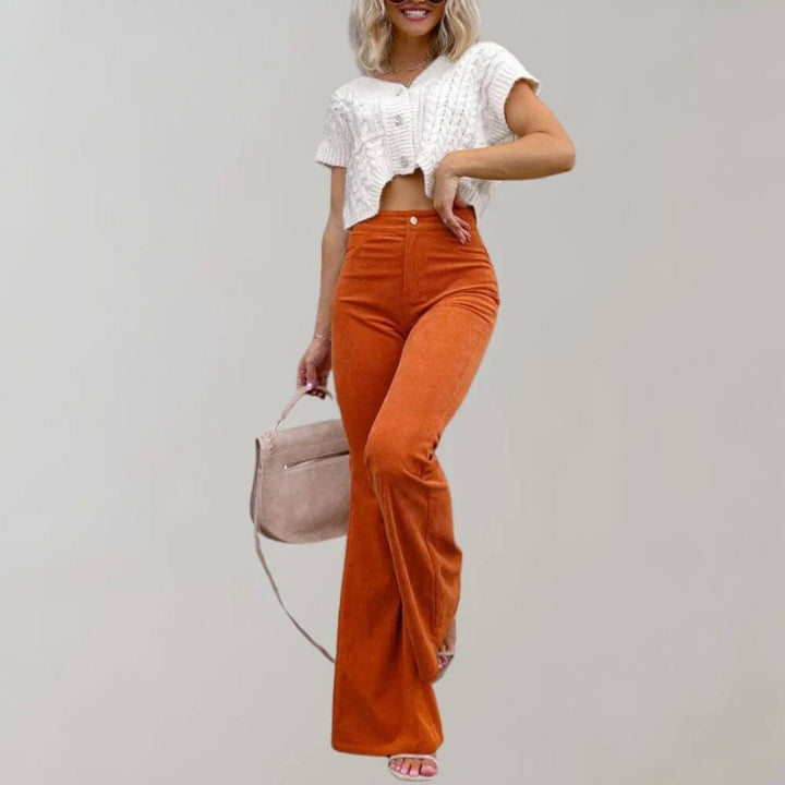 W&W Mode | aus Cord mit hoher Taille Für Frauen