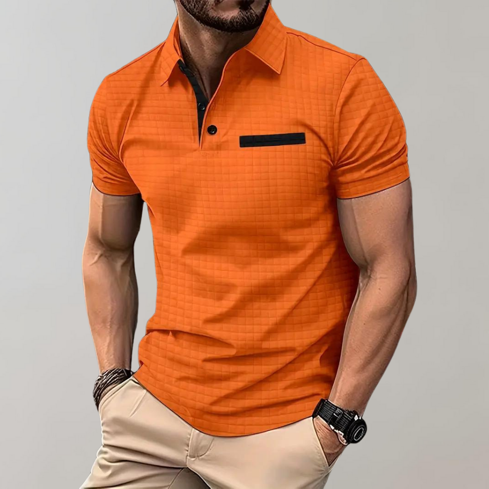 WW - Texturiertes Poloshirt