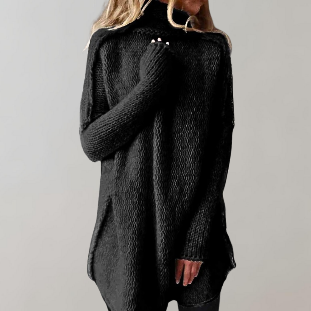 W&W Mode | Gemütlicher Winter Rollkragenpullover für Damen