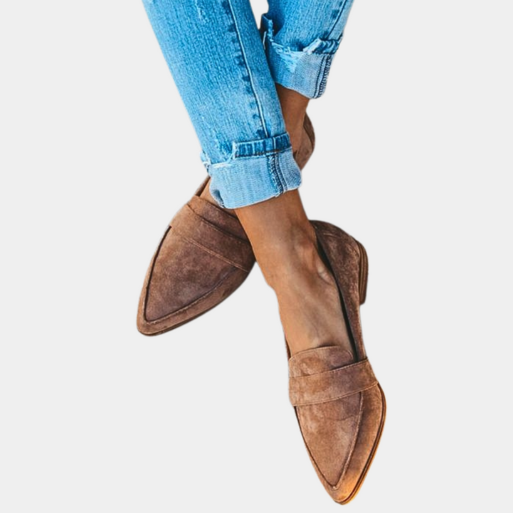 W&W Mode | Slipper Loafers Wildlederlook Für Damen