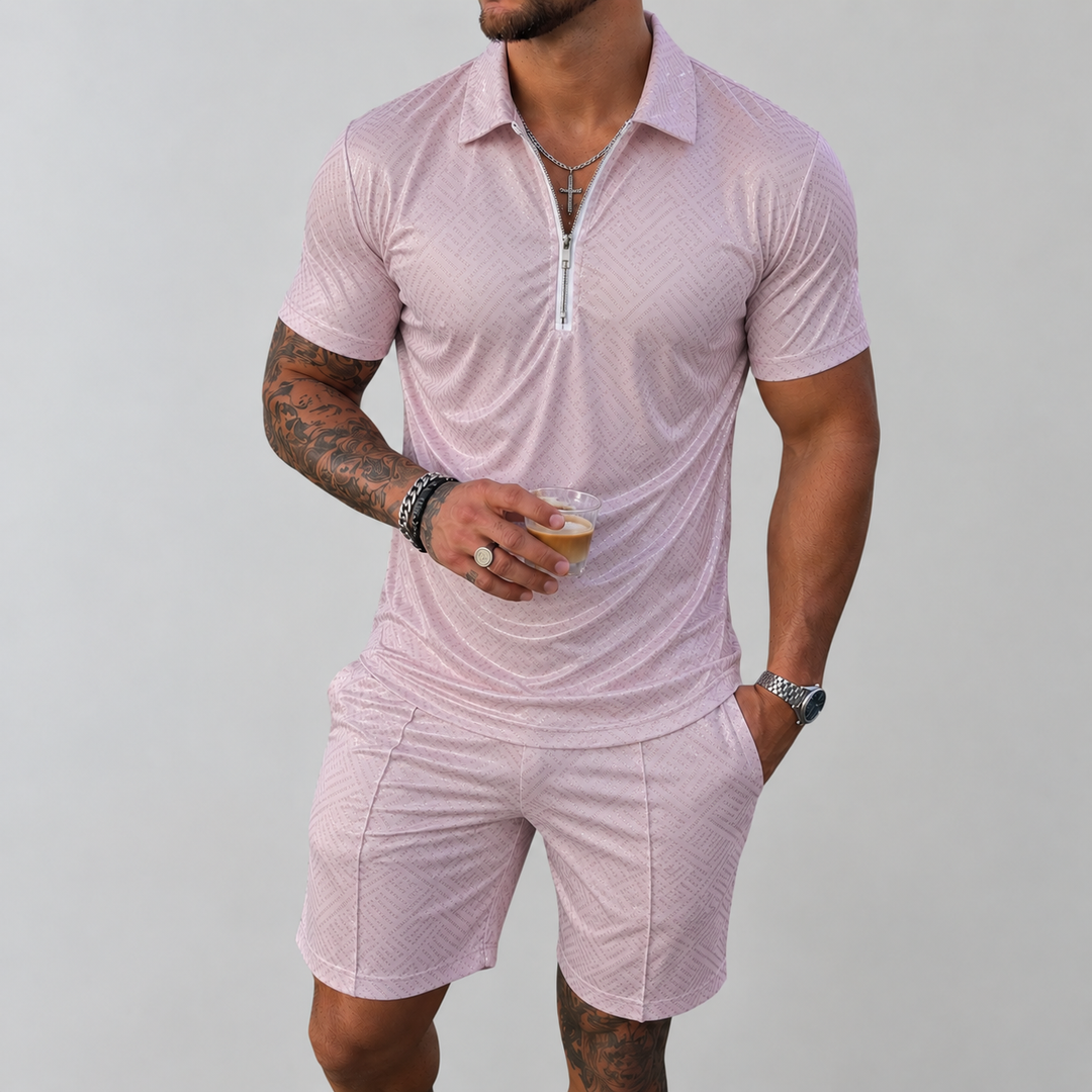 W&W Mode | Polo- und Shorts-Set für Herren