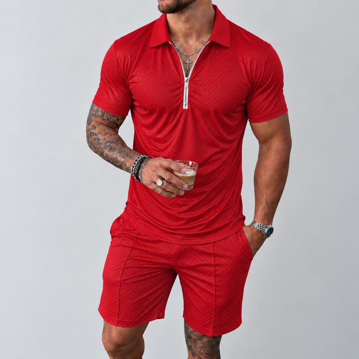 W&W Mode | Polo- und Shorts-Set für Herren
