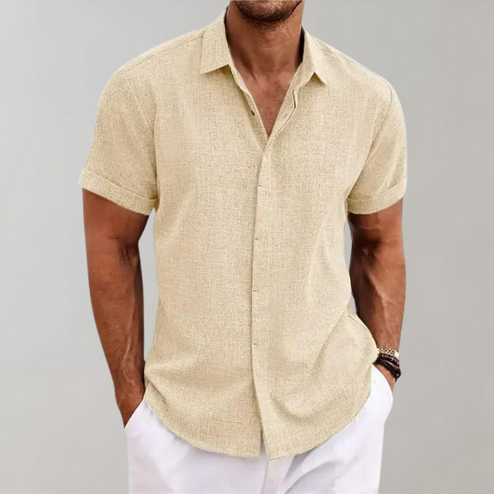 W&W Mode | Einfarbiges Poloshirt für Männer