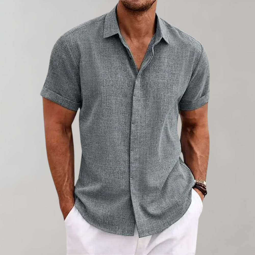 W&W Mode | Einfarbiges Poloshirt für Männer