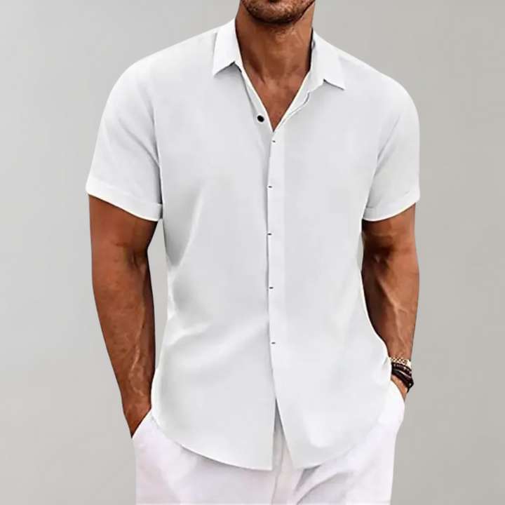 W&W Mode | Einfarbiges Poloshirt für Männer