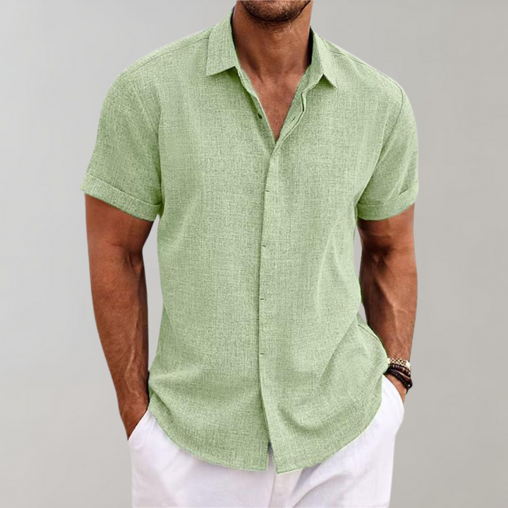 W&W Mode | Einfarbiges Poloshirt für Männer