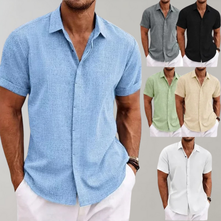 W&W Mode | Einfarbiges Poloshirt für Männer