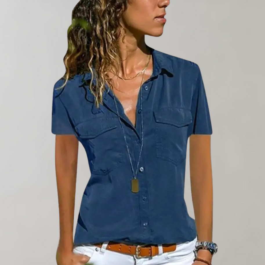 WW | Kurzarmige Bluse für Frauen