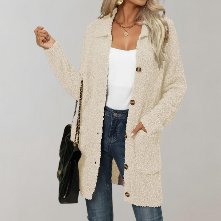 W&W Mode | Langes Damen Teddyweste