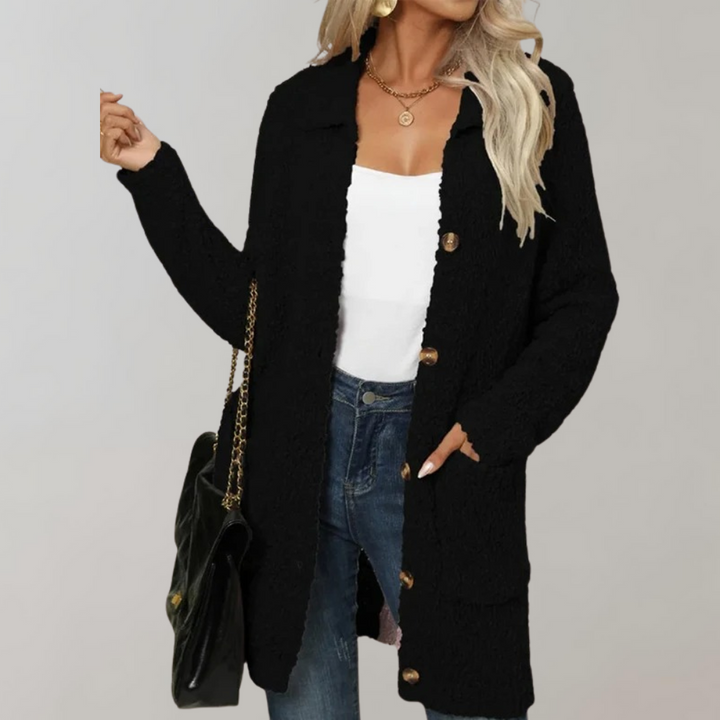 W&W Mode | Langes Damen Teddyweste