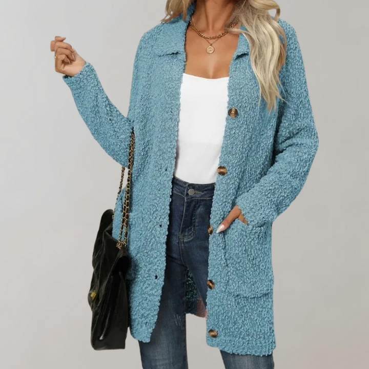 W&W Mode | Langes Damen Teddyweste