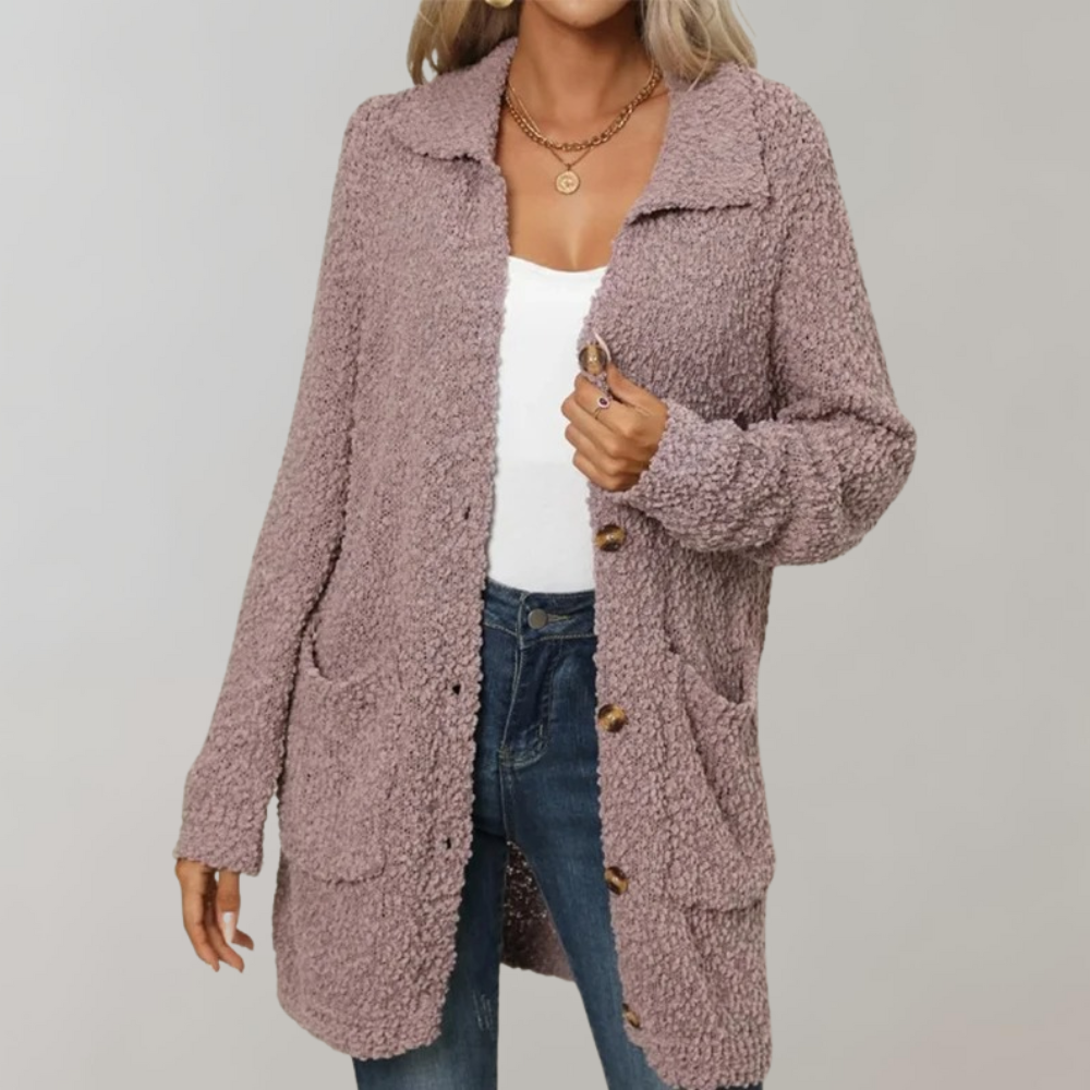 W&W Mode | Langes Damen Teddyweste