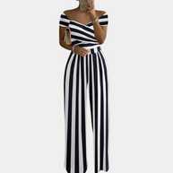 WW | Stilvoller Off-Shoulder Jumpsuit Für Frauen