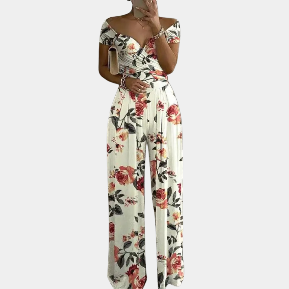 WW | Stilvoller Off-Shoulder Jumpsuit Für Frauen
