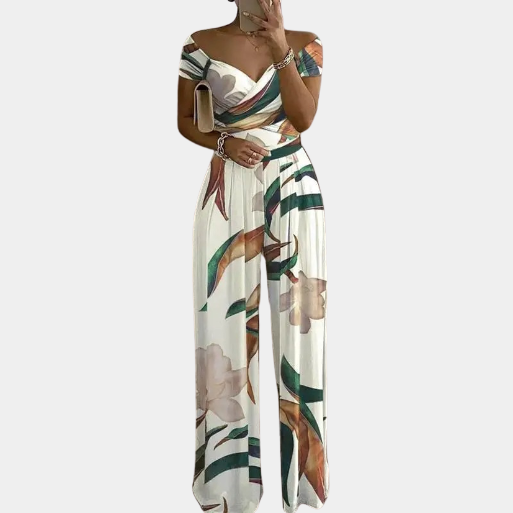 WW | Stilvoller Off-Shoulder Jumpsuit Für Frauen