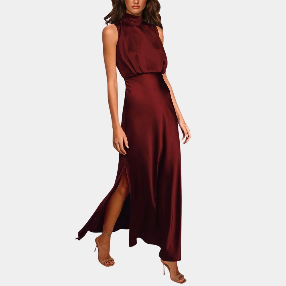 WW | Elegantes Damenkleid Mit Schlitz