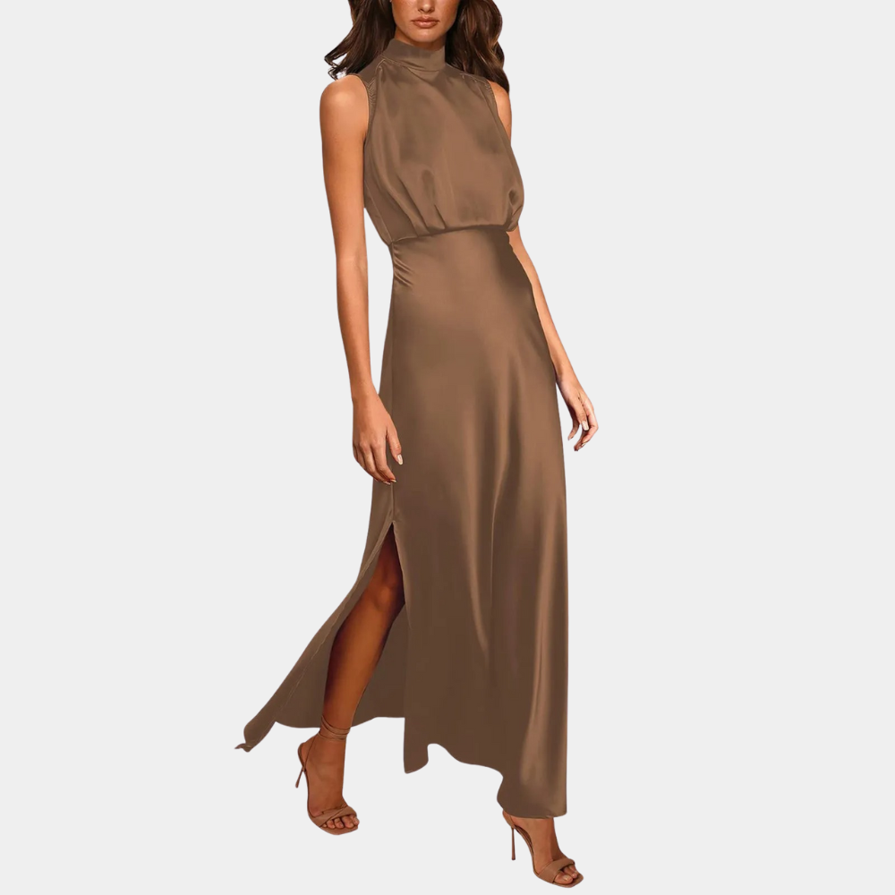 WW | Elegantes Damenkleid Mit Schlitz