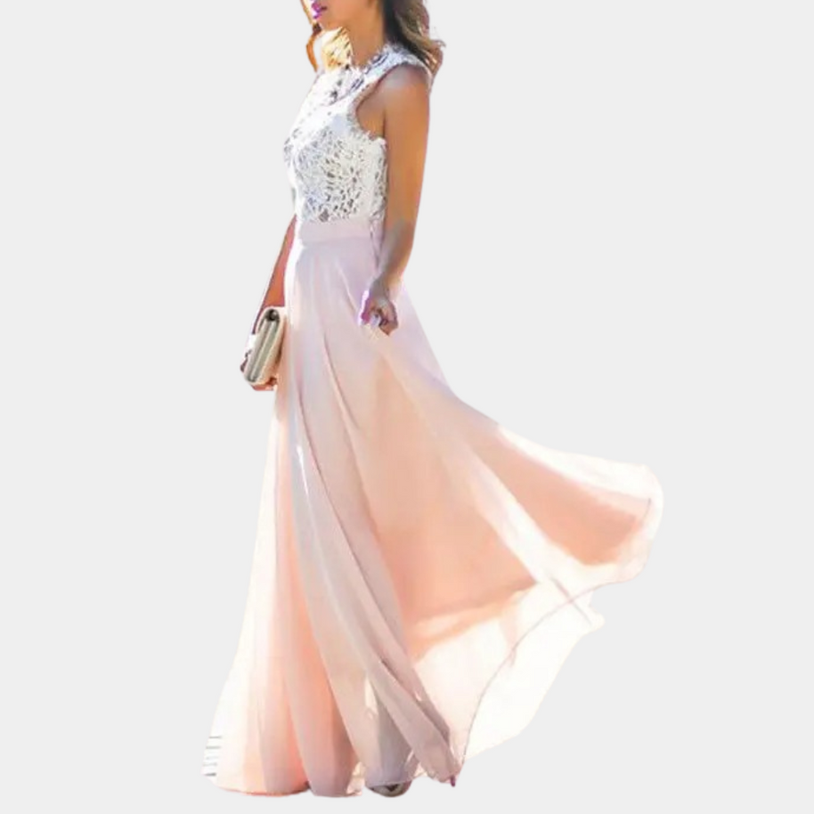 WW | Elegantes Damenkleid Mit Spitze