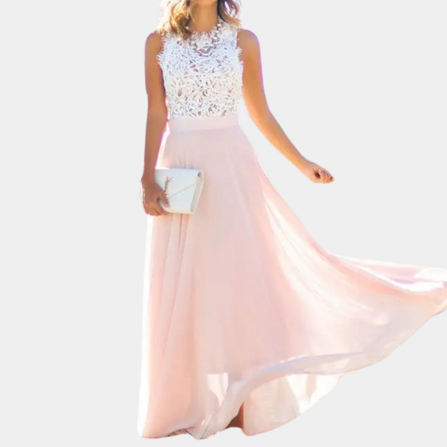 WW | Elegantes Damenkleid Mit Spitze