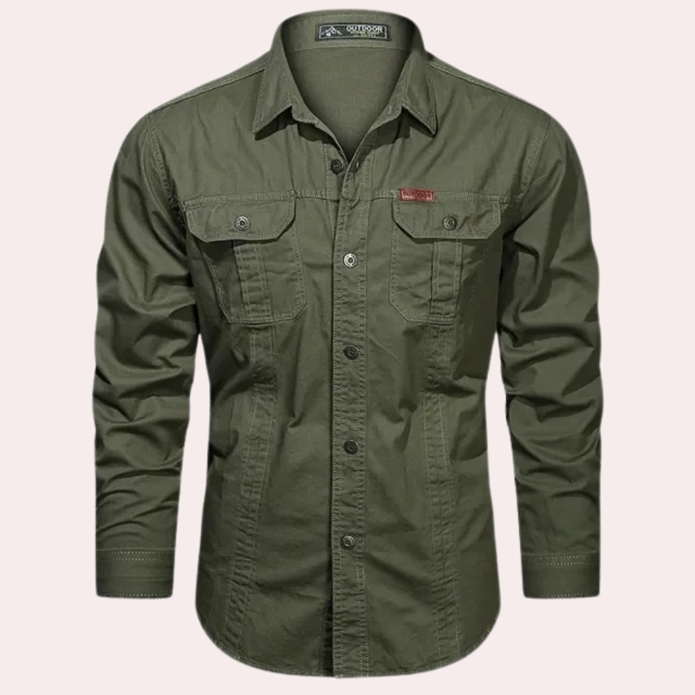 WW | Lässige Herren-Hemd für Outdoor-Aktivitäten