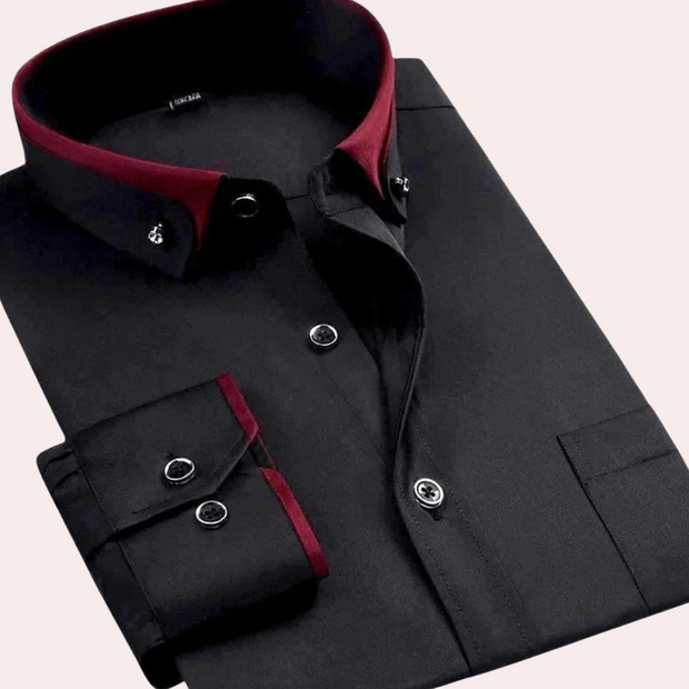 WW | Elegantes Herrenhemd mit Knöpfen