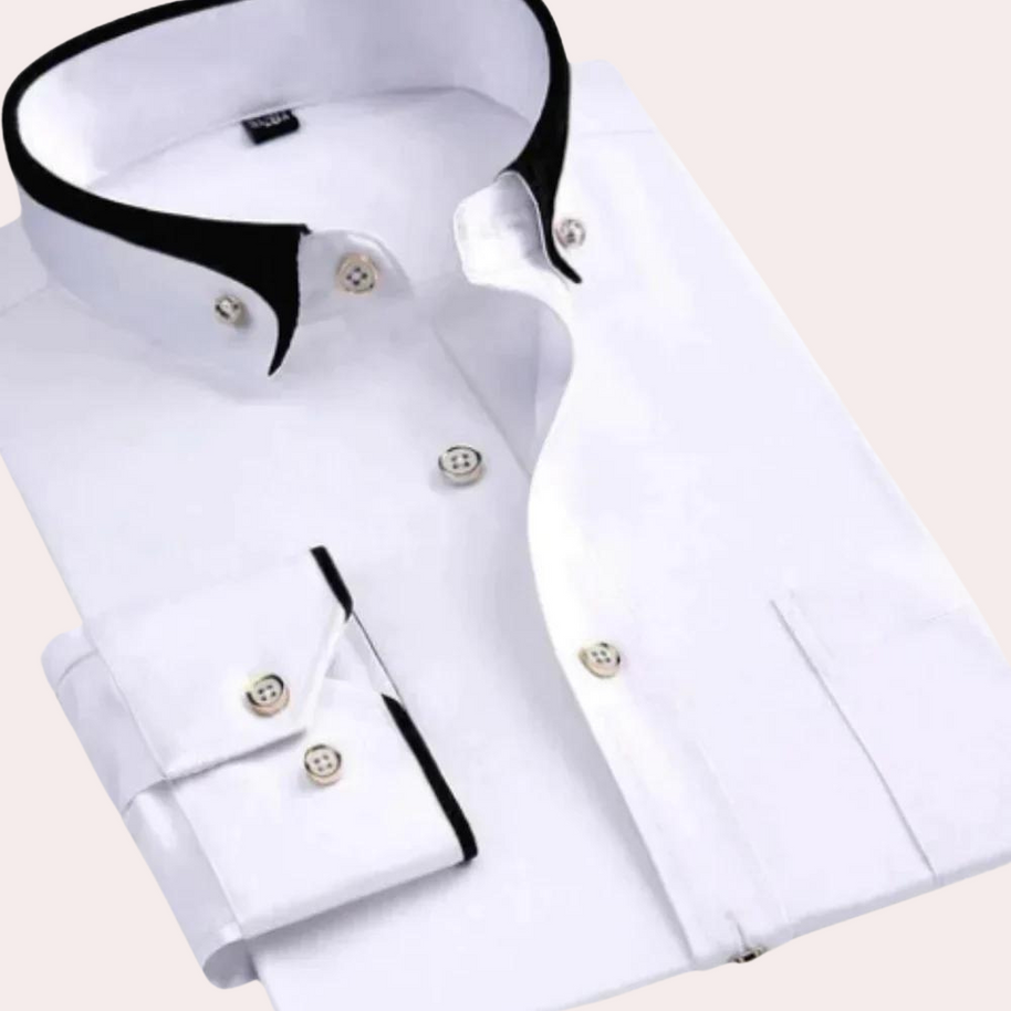 WW | Elegantes Herrenhemd mit Knöpfen