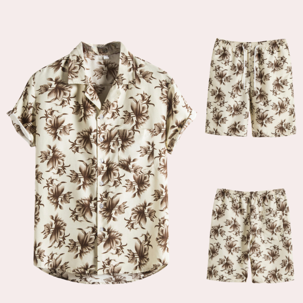 W&W Mode | Herren Hawaii Zweiteiler