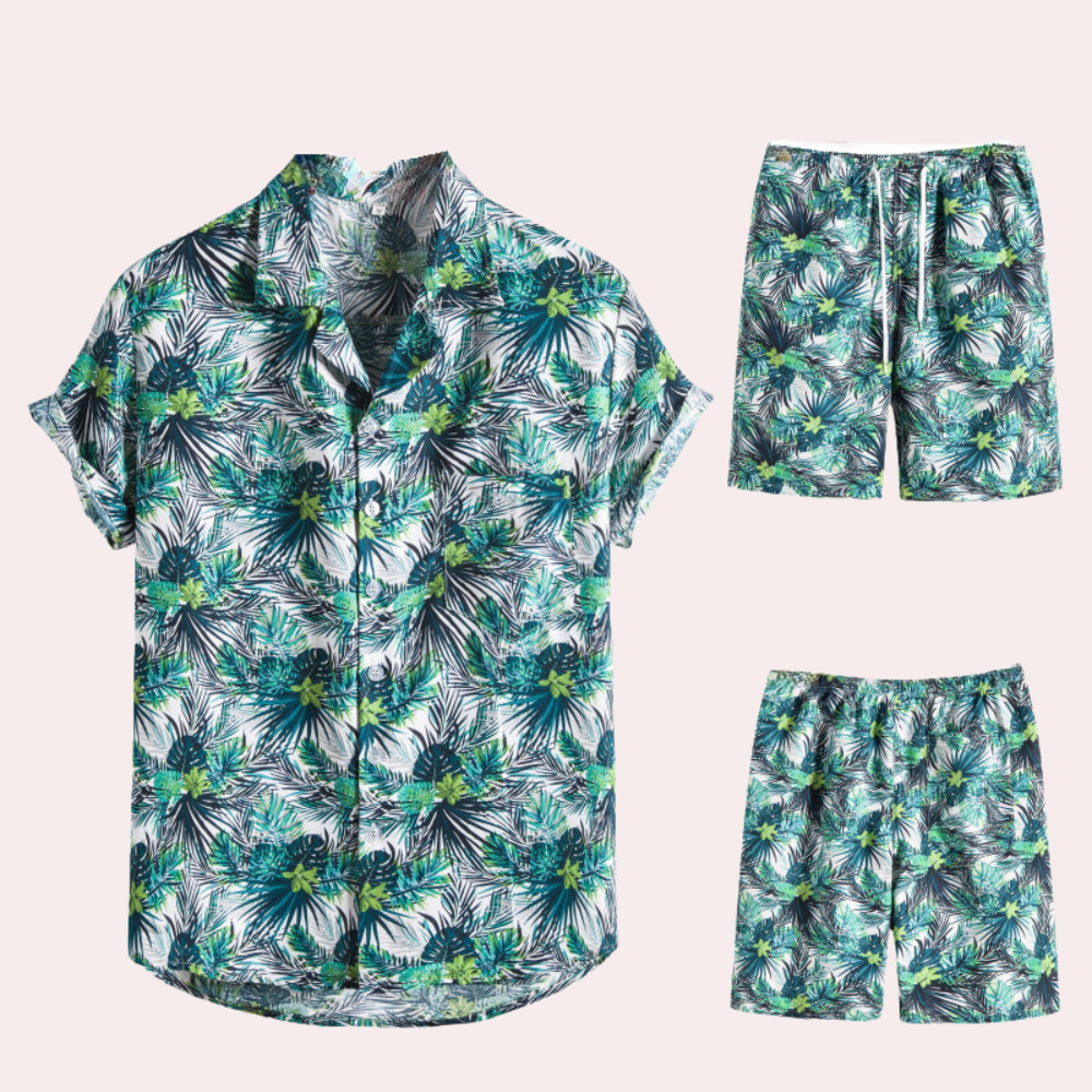 W&W Mode | Herren Hawaii Zweiteiler
