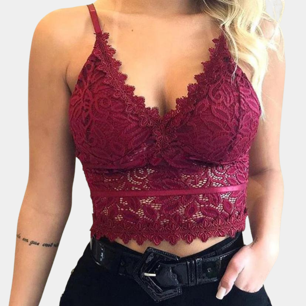 WW | Blumenmuster Blonde Top für Frauen