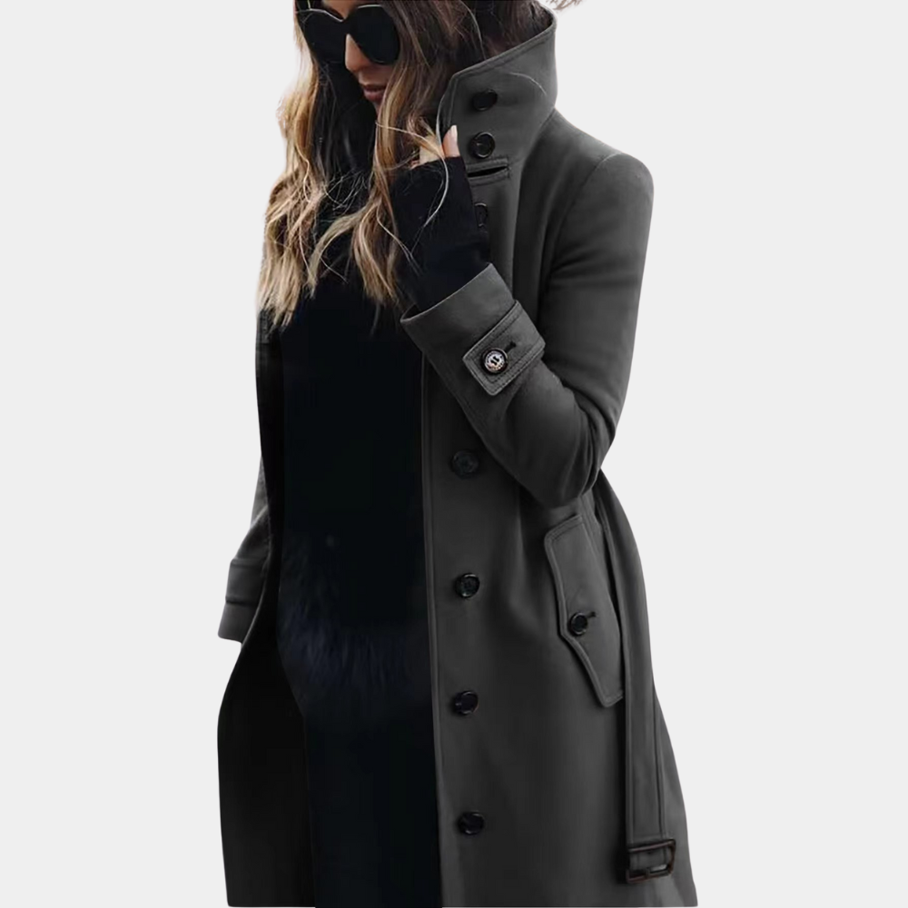 Eleganter und warmer Trenchcoat für Frauen