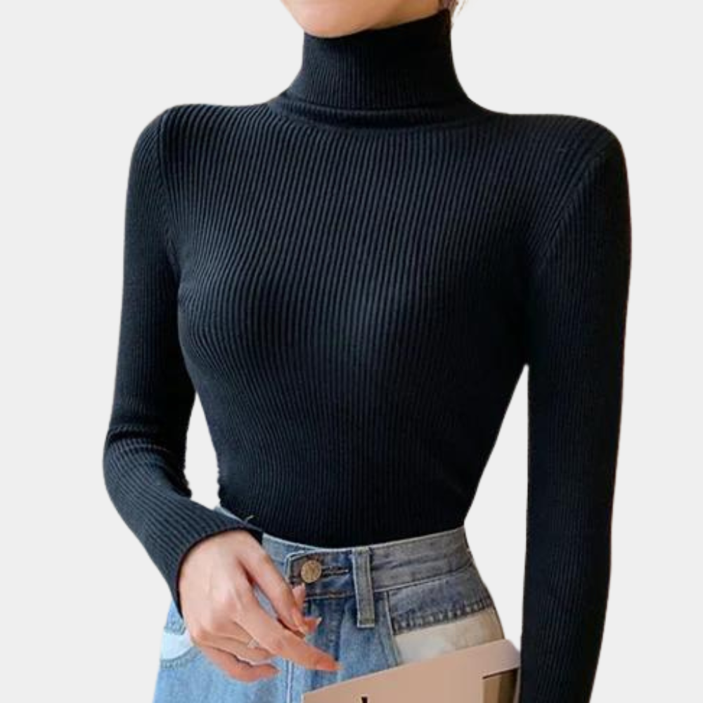 WW | Warme Damen Rollkragenpullover Für Den Winter