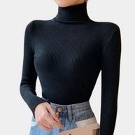 WW | Warme Damen Rollkragenpullover Für Den Winter