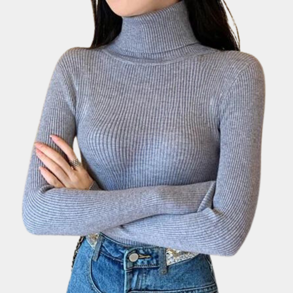 WW | Warme Damen Rollkragenpullover Für Den Winter