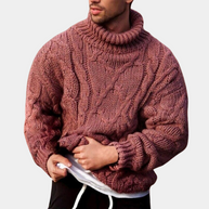 WW | Strickpullover Mit Zopfmuster Für Herren