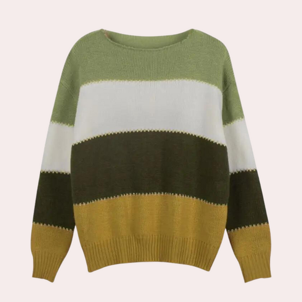 WW | Stilvoll Gestreifter Pullover Für Damen