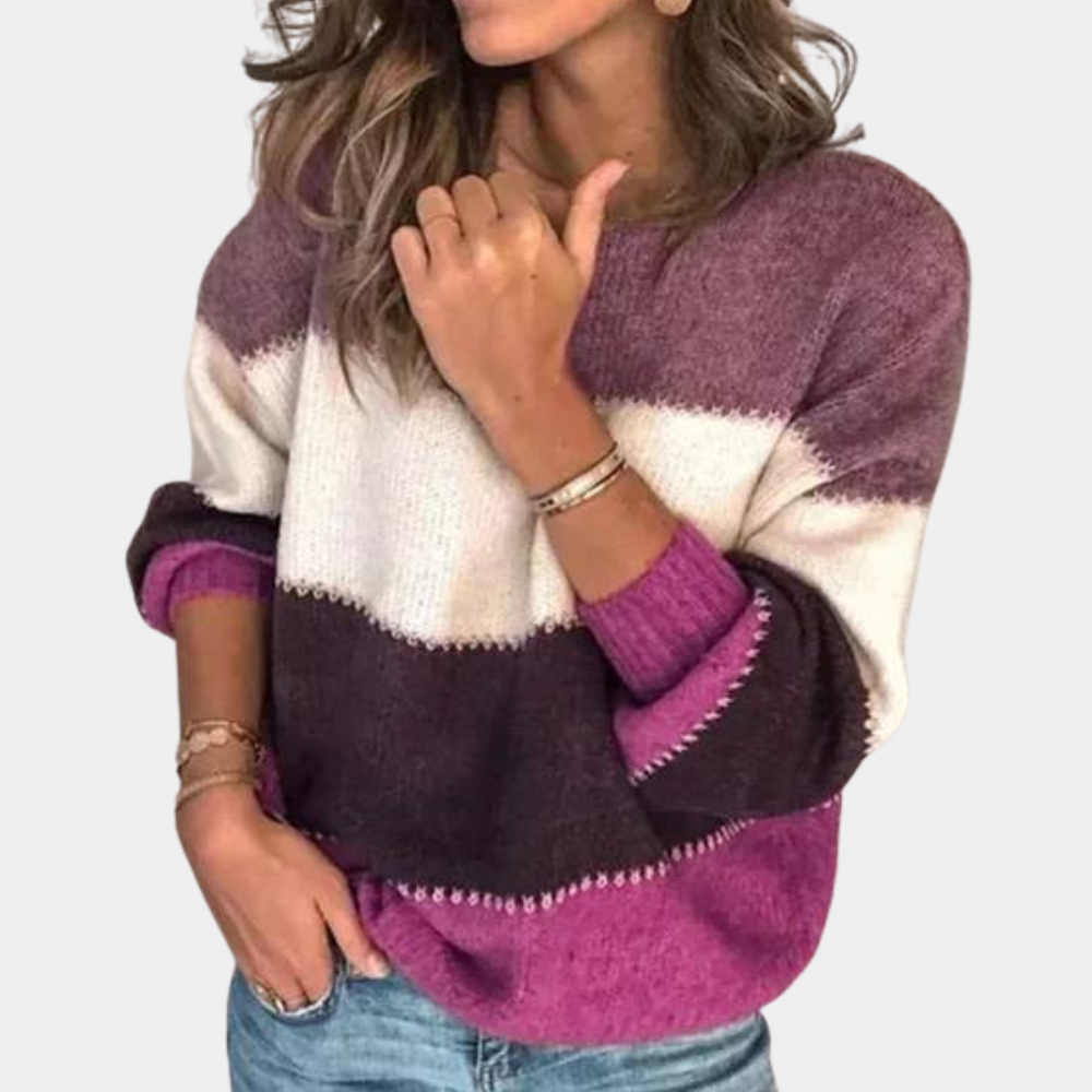 W&W Mode | Stilvoll Gestreifter Pullover Für Damen