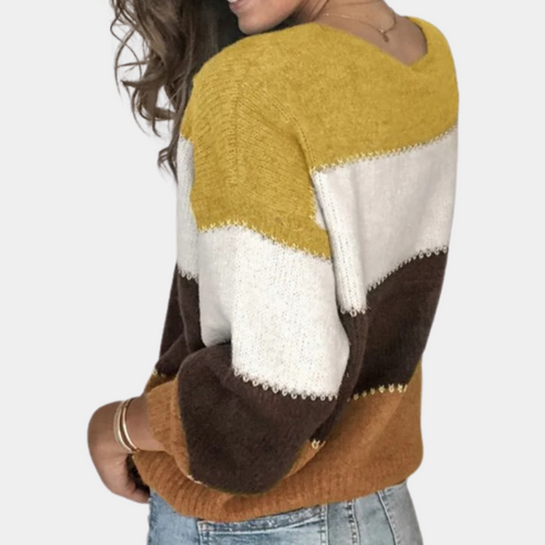 WW | Stilvoll Gestreifter Pullover Für Damen