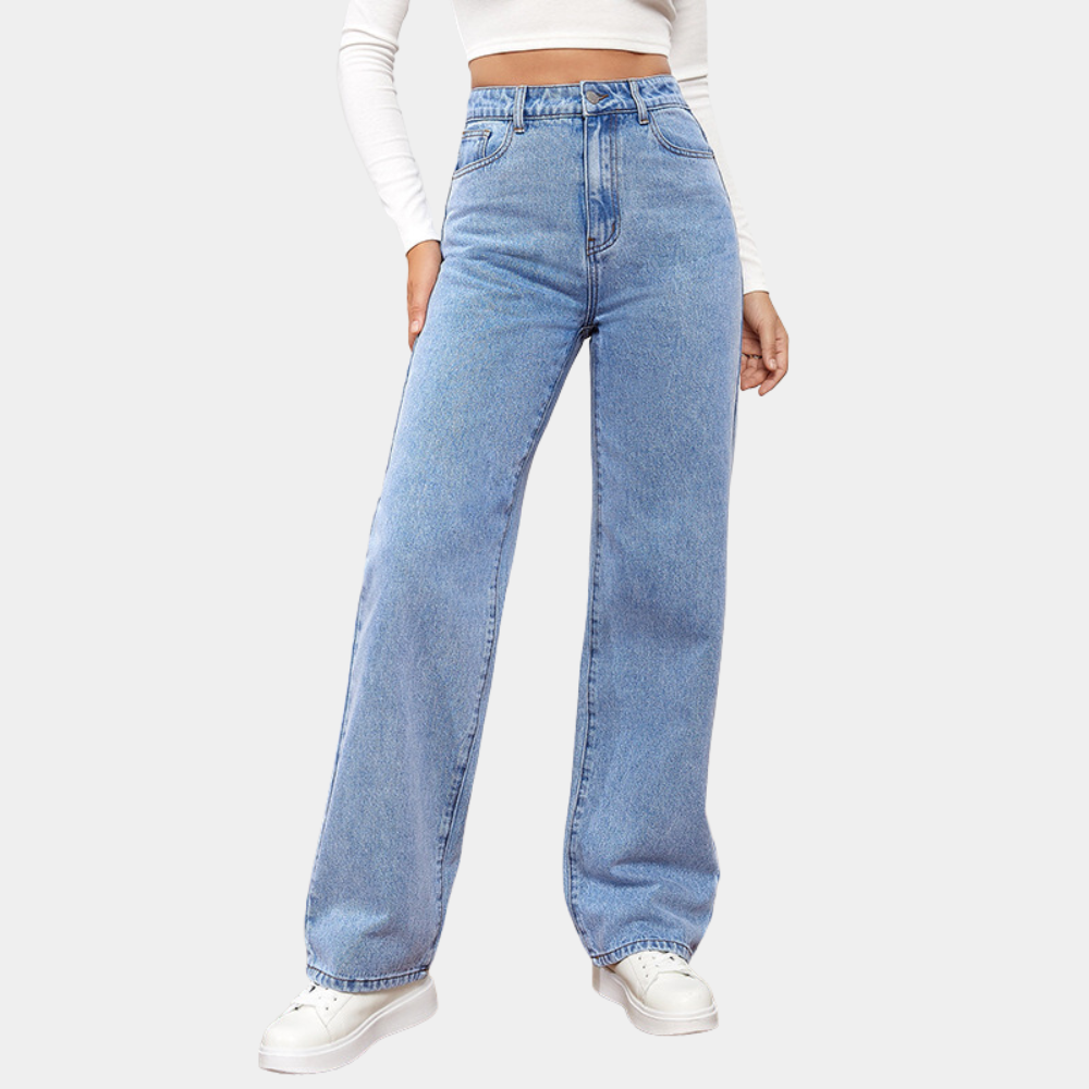WW | High Waist Straight Leg Jeans