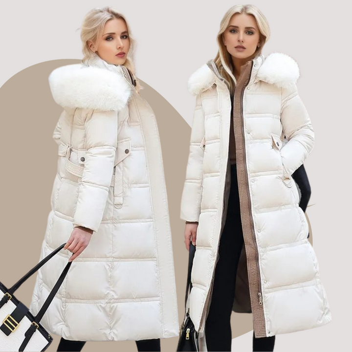 W&W Mode | Luxuriöser Kunstpelz-Wintermantel für Damen