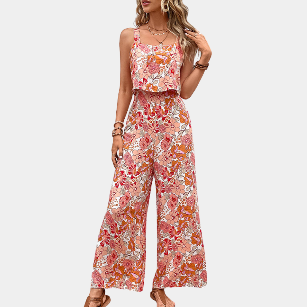 WW | Eleganter Blumen Overall Für Damen