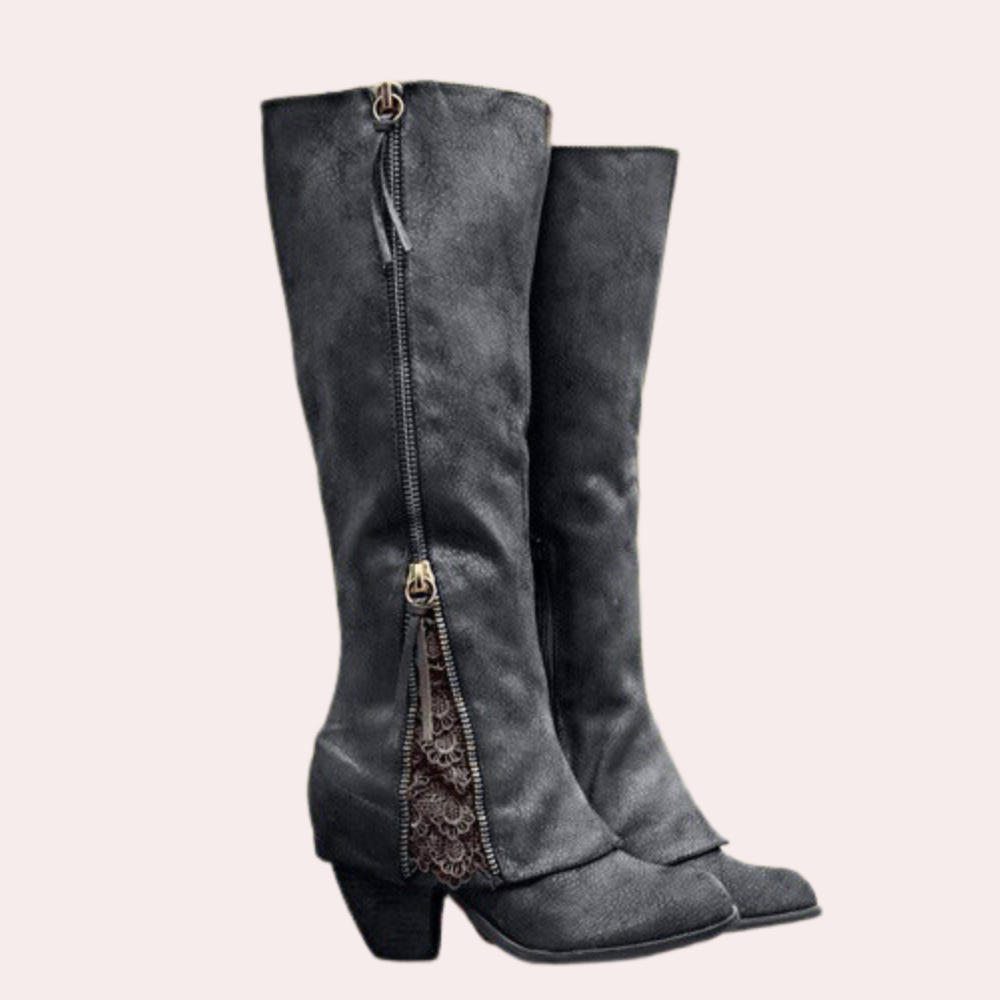 W&W Mode | Elegante Stiefel Mit Hohen Absätzen Für Damen