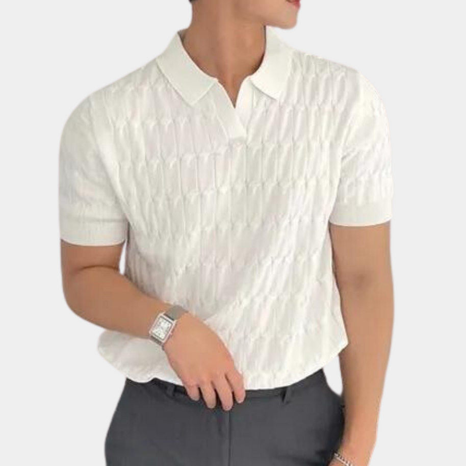 WW | Stilvolles Herren Poloshirt Aus Strick