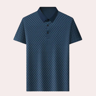 WW | Atmungsaktives Herren Polo Mit Geometrischem Muster