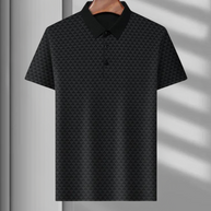 WW | Atmungsaktives Herren Polo Mit Geometrischem Muster