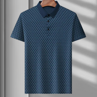 WW | Atmungsaktives Herren Polo Mit Geometrischem Muster