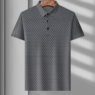 WW | Atmungsaktives Herren Polo Mit Geometrischem Muster