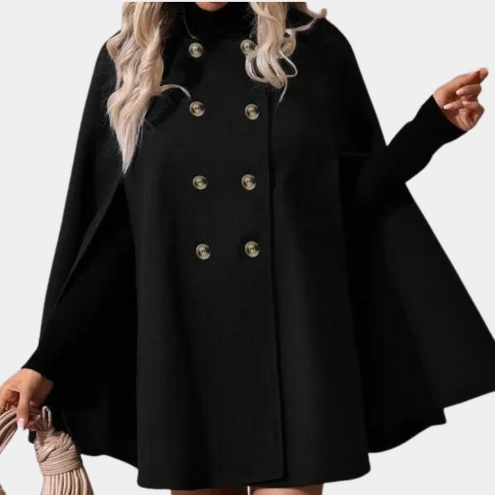 W&W Mode | Luxus Damenmantel mit Cape