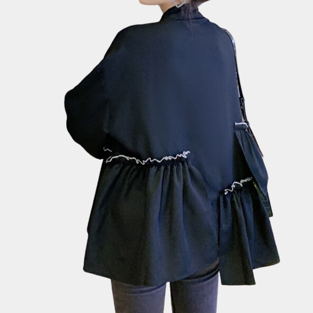 WW | Elegante Damenshirt mit Laternenärmeln